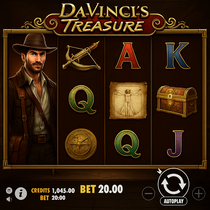 Cazeus - Da Vinci's Treasure Slot Game - Adventure Theme