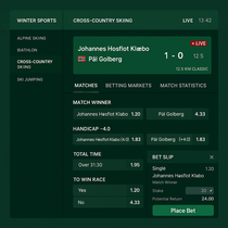 Cazeus - Winter Sports Betting - Norwegian Events